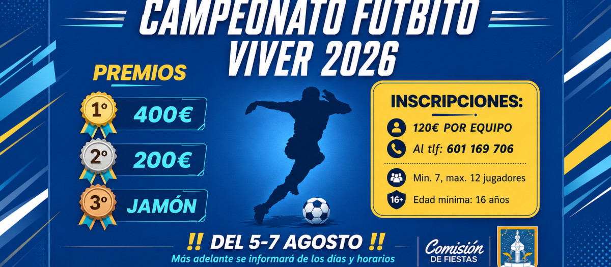 Cartel campeonato futbito 2026
